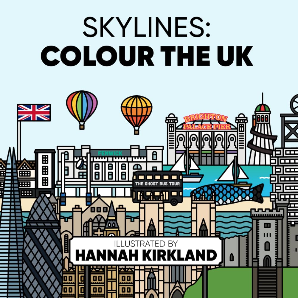 Skylines: Colour the UK (Skyline: Colouring Books)