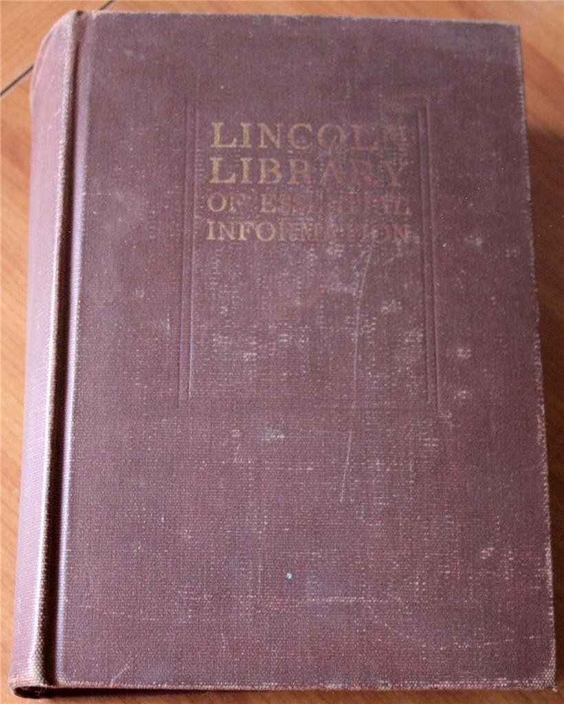 The Lincoln Library of Essential Information Abbott, et. al Amazon