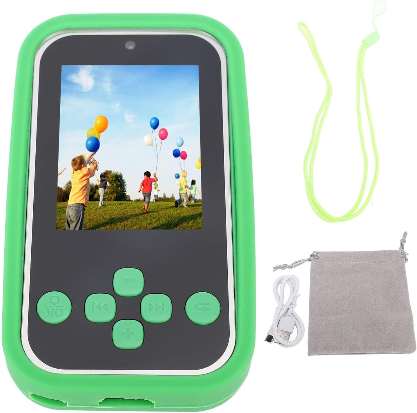 Toddler Phonefriendly Smartphoneeducational P Th 1080P HD Camera for Aged 3-12 - Fun and Kids' Smartphone with Intuitive Interface Hone for Kidskids Toy Phoneage 3-12 P (Green)