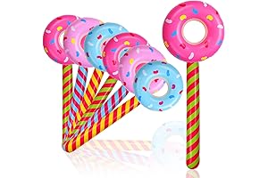 Candyland Party Decorations Inflatable Donuts and Lollipops