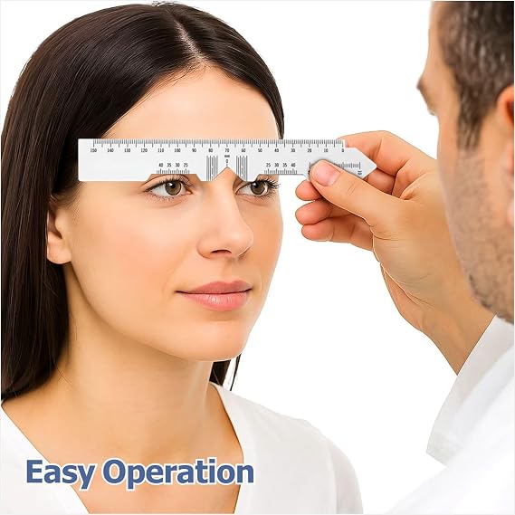 PD Ruler - Pupillary Distance Ruler for Prescription Eyeglasses, Pupil Measurement Tool, Eye Ophthalmic Measuring Tool