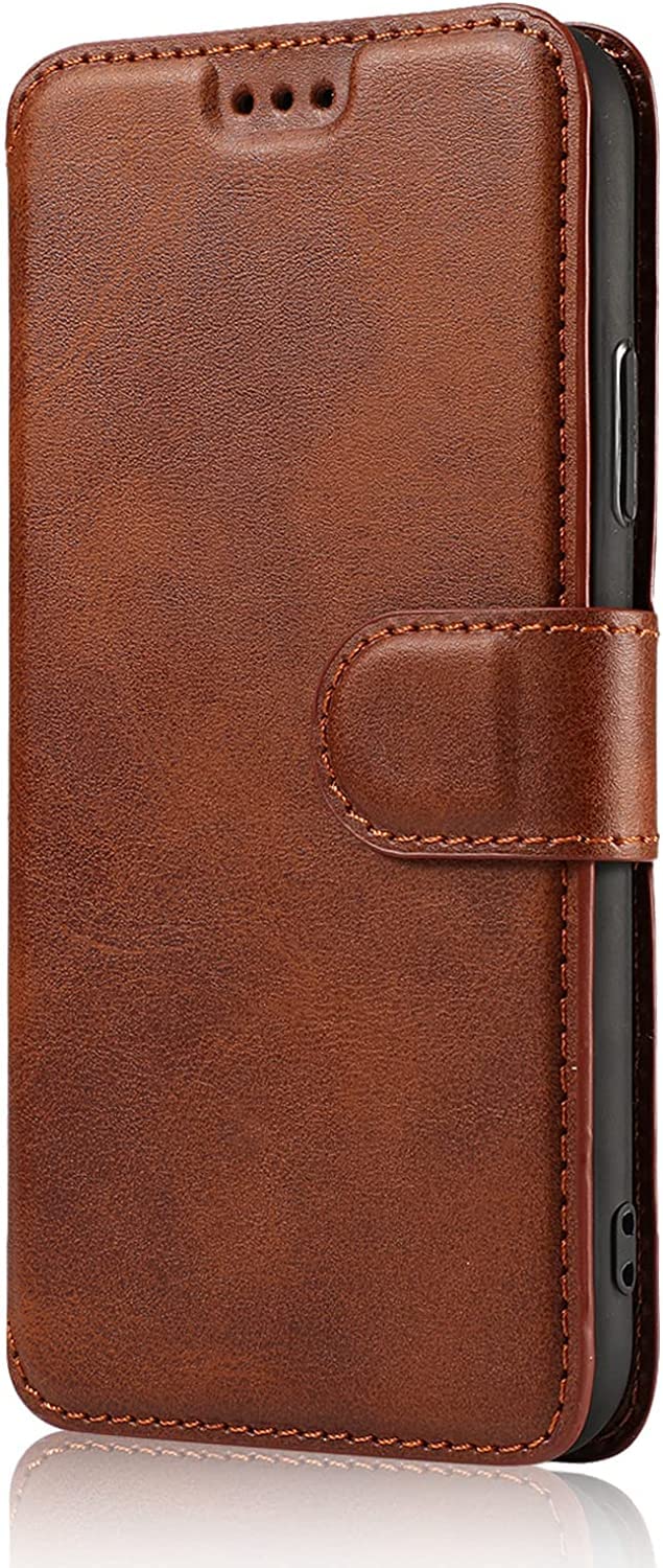Étui portefeuille en cuir pour iPhone 14 avec fentes de rangement