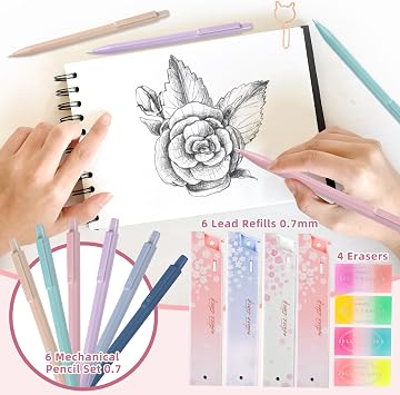 82pcs Aesthetic School Supplies Stationery Set with Pencil Case,Pastel Highlighters Gel Pens Mechanical Pencils,Essentials Stationary Set for Students Back to School Supplies(Blue)
