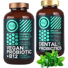 Vegan Probiotic Plus B12 and Oral Probiotic Mint Enhanced Probiotic Bundle