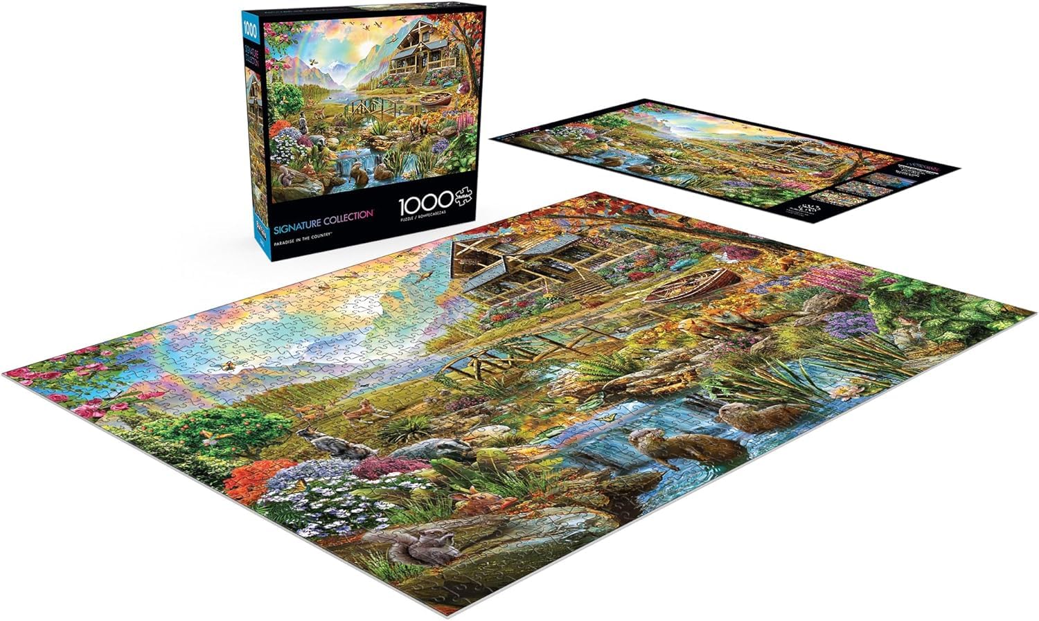 Buffalo Games, Paradise in The Country, 1000 Piece Jigsaw Puzzle for Adults Challenging Puzzle Perfect for Game Nights - Image 4