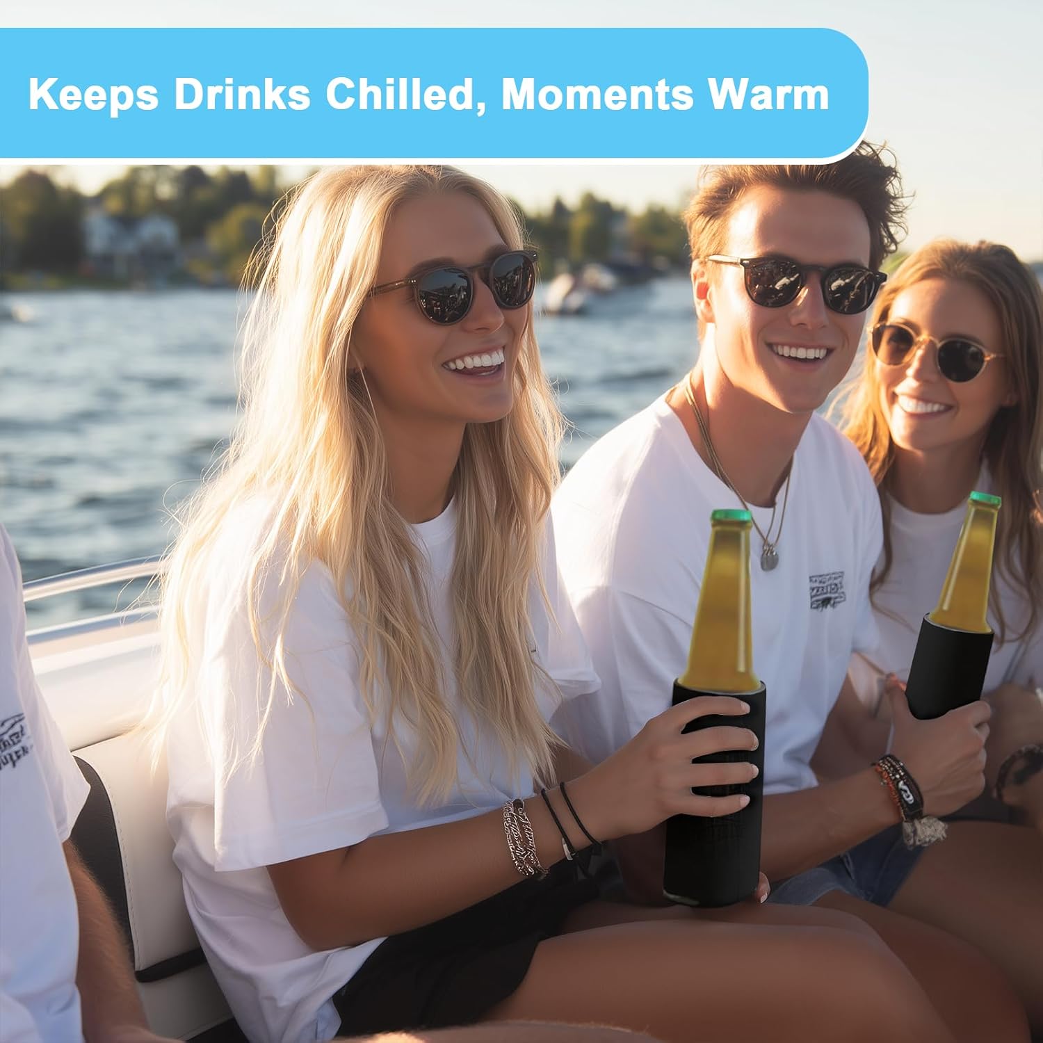 Slim Can Cooler Sleeves (12 Pack) Bulk Customizable, Blank Foldable Foam Insulators for Beer Bottles & 12oz Tall Cans, Sublimation/HTV-Ready for Beer, Seltzer & White Claw (BrightOrange) - Image 6