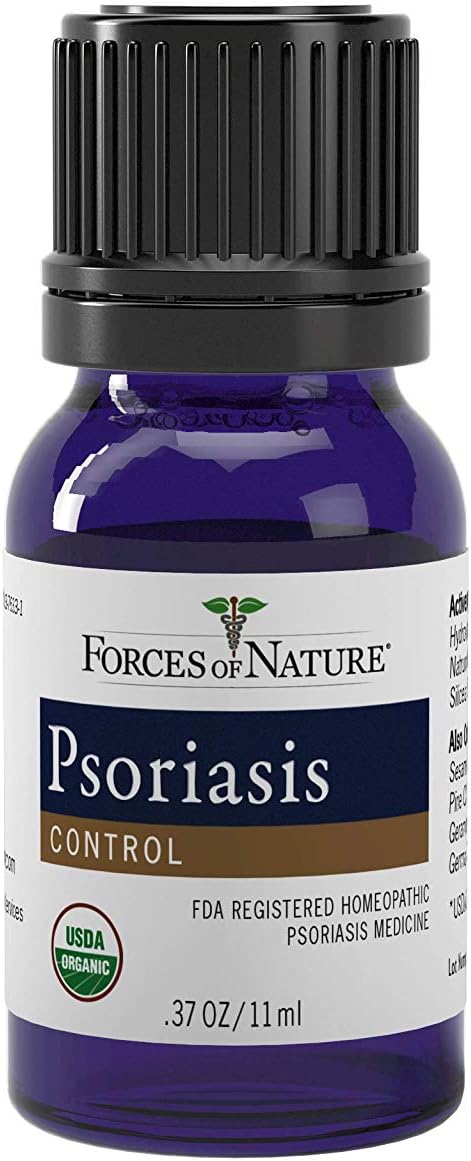Forces of Nature -Natural, Organic Psoriasis Relief (11ml) Non GMO : Health & Household