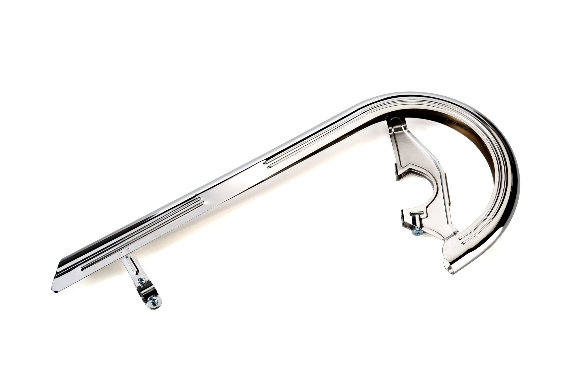 Cicli Bonin Unisex's Lampo 46 Crowns Chain Guard, Chrome, One Size