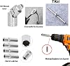 Lokma Anahtar Takımı 53 Parça Uzatma Kolu Mafsallı 1/4 Yıldız Hex Tork Düz Set Bits Uç Allen