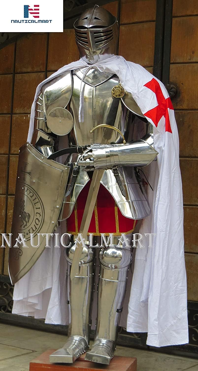 NauticalMart Knight Full Suit of Armour Battle Ready Costume Halloween Medieval Collectibles Armor