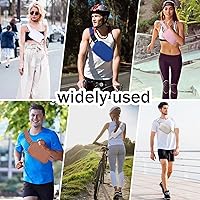 Vista 68 de Cangurera cruzada para mujer, mini bolsa para cinturón de 1 litro con correa ajustable de 32 a 51 pulgadas, bolsa de cintura pequeña para viajes