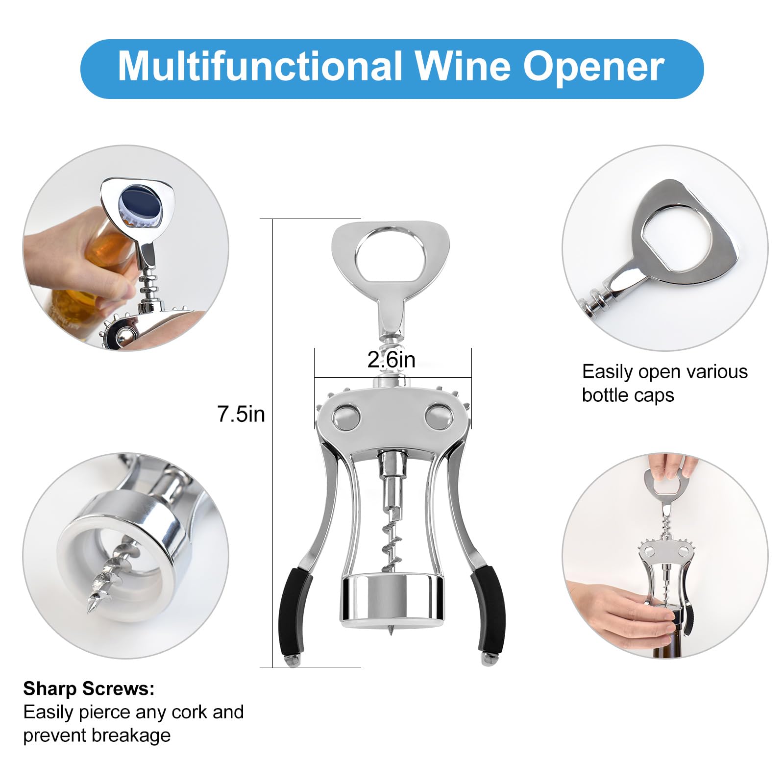 Cubitera de hielo de 2 piezas, cubos de hielo para fiestas, suministros de bar Mimosa, tina de bebidas y cucharas para cerveza de champán (5.5 L)