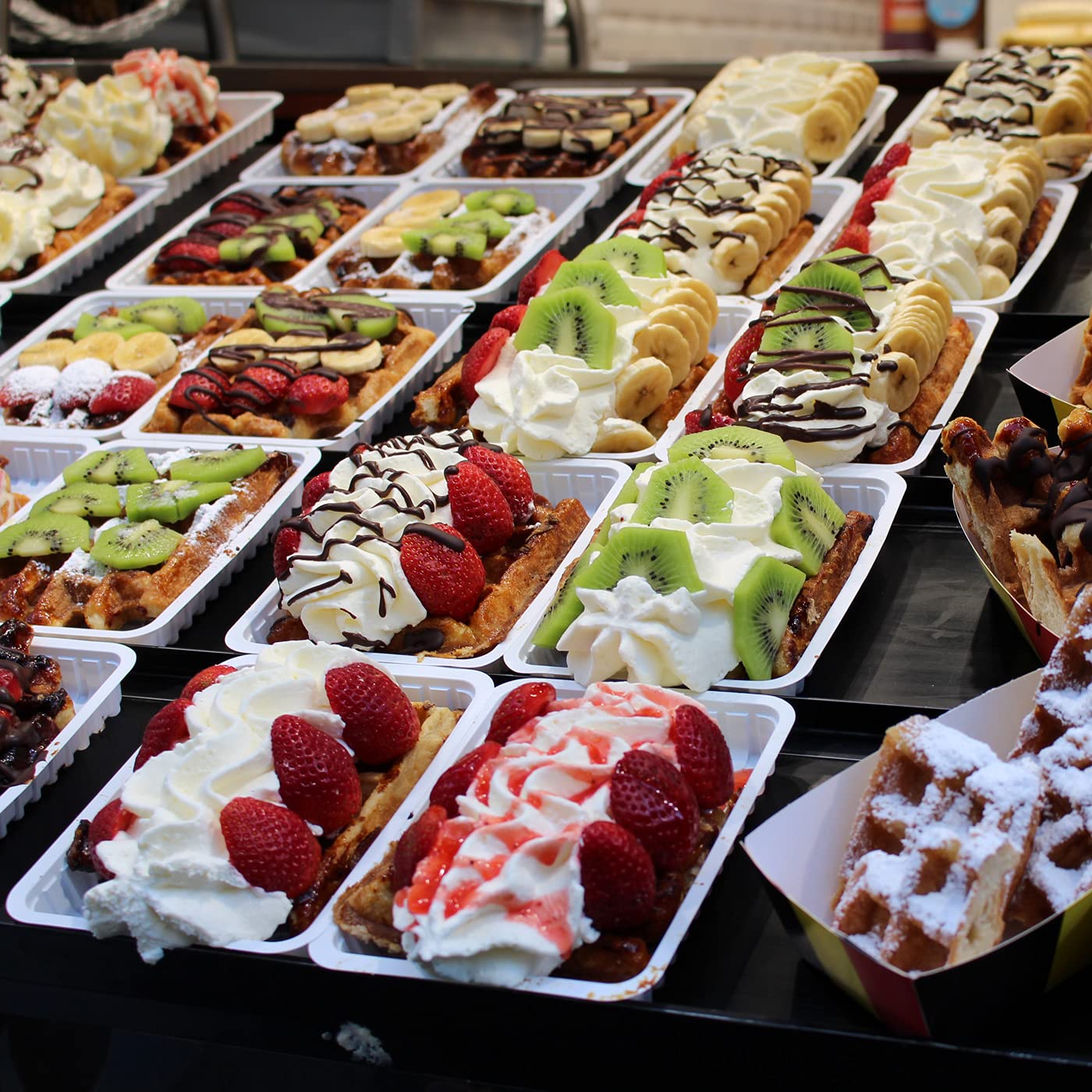 Happies mix et pâte alimentaire - Mélange pour préparation de gaufres de Bruxelles à partir de la reccette traditionnelle (2.5)