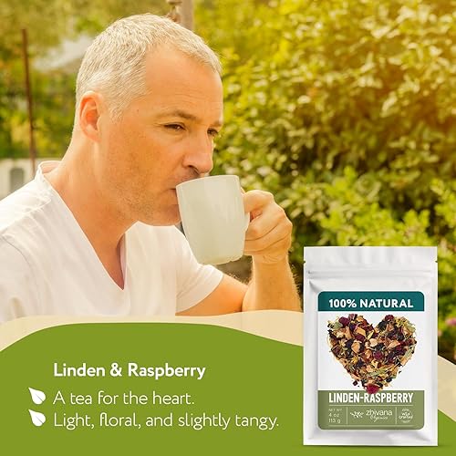 Miniatura 294 de Zhivana Organics - Té orgánico de bayas de espino blanco 16 onzas, para presión arterial alta, apoyo para la salud cardíaca y relajación