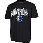 Ultra Game NBA Official Mens Super Soft Supreme T-Shirt - Unisex, Dallas Mavericks, Black, Large