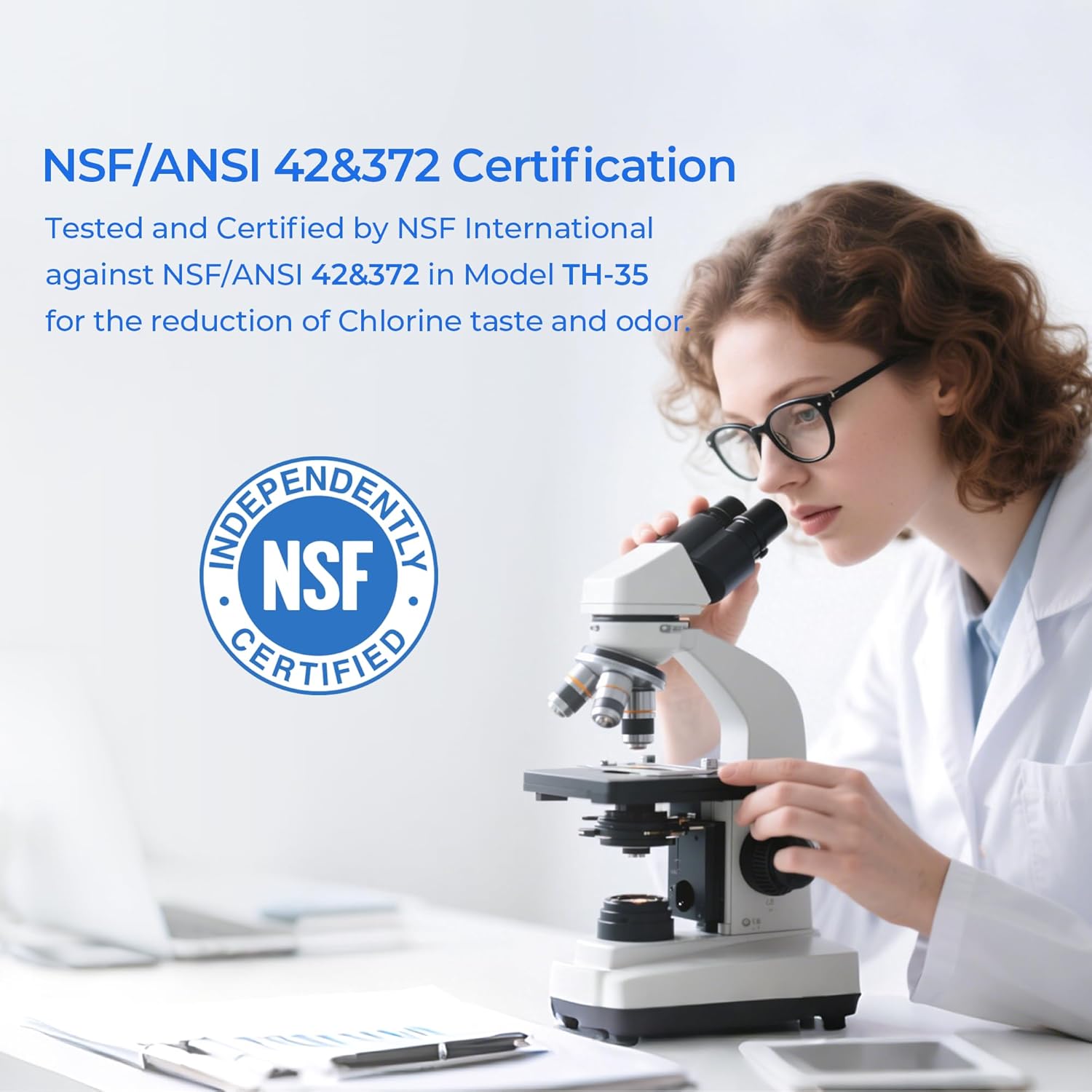 TEEHAY PWF-1 FPPWFU01 Water Filter & PureAir AF-2 FRGPAAF2 Air Filter Combo, Compatible with Frigidaire FRIGCOMBO6, FRFC2323AS, FRFG232LAF, FRFN2823AS, FRFS2823AD, FRFS2823AS, FRFS2823AW, 1 Combo