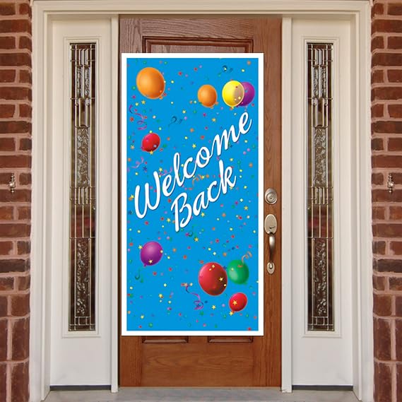 Welcome Back Door Cover Party Accessory (1 Count) (1/Pkg)