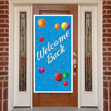 Welcome Back Door Cover Party Accessory (1 Count) (1/Pkg)