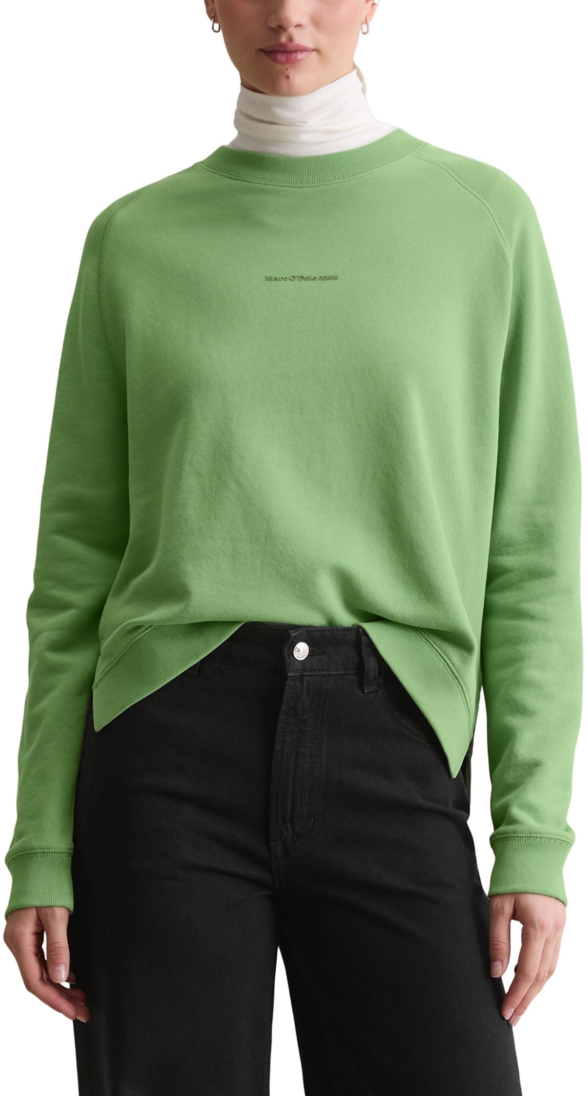 Marc OߴPolo Denim Damen Sweatshirt aus Bio-Baumwolle mit Raglanärmeln