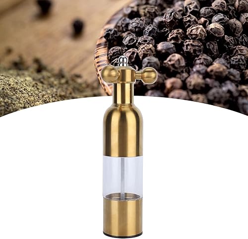 Miniatura 8 de Molinillo de pimienta, molinillo de sal de acero inoxidable, molinillo manual de pimienta negra y sal marina con grosor variable para cocina, uso en