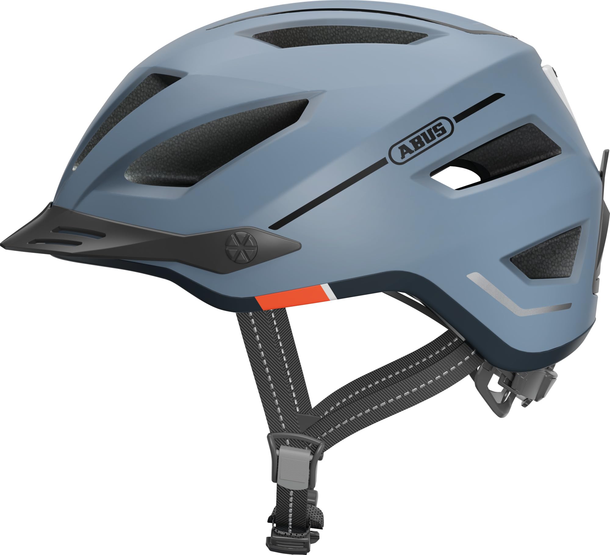 ABUS Stadthelm Pedelec 2.0 - Fahrradhelm mit Rücklicht und Regenhaube - für den Stadtverkehr