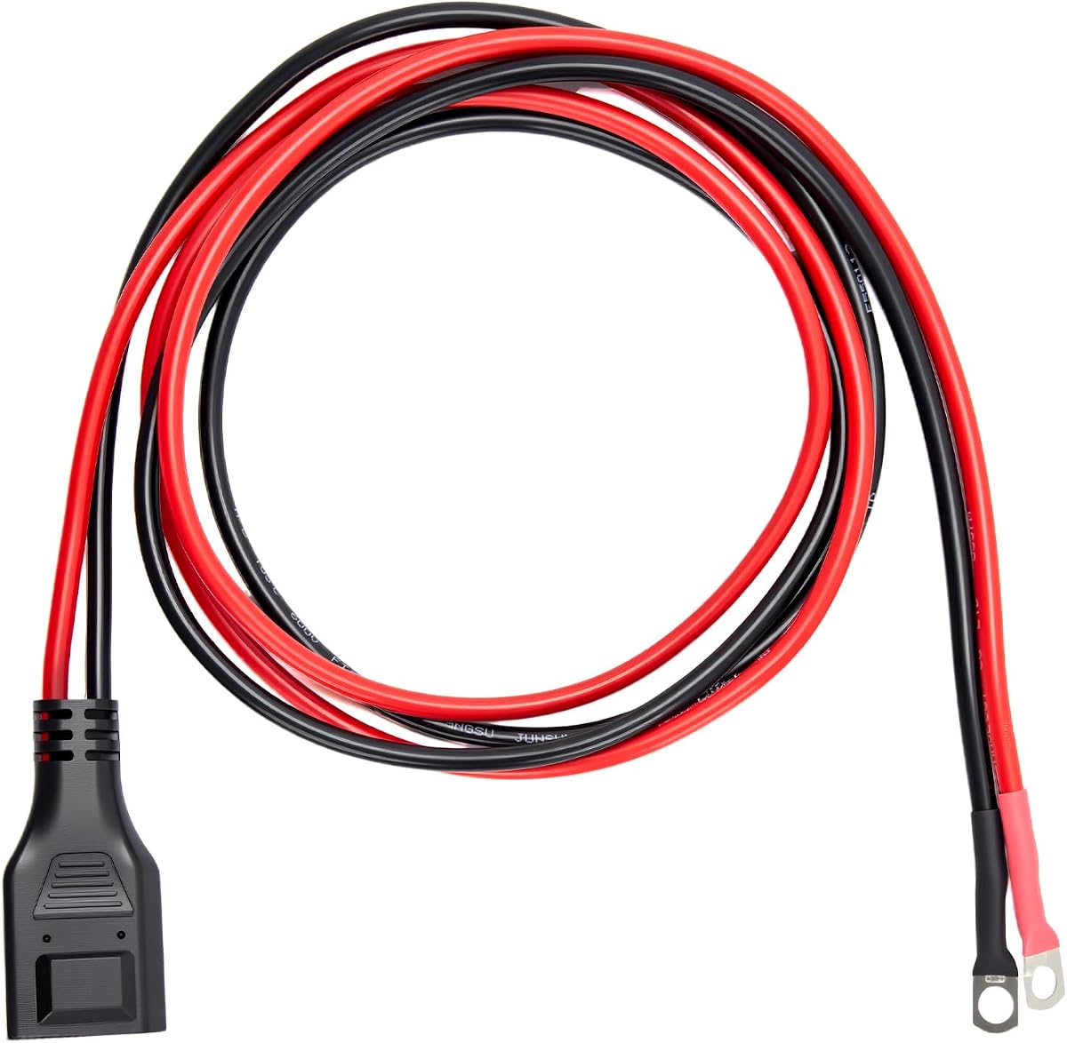 Cable de extensión de 50 A compatible con la serie EcoFlow Delta 2/3 | Carga rápida bidireccional para central eléctrica portátil, terminal de junta tórica, conexión/desconexión rápida de 8 AWG