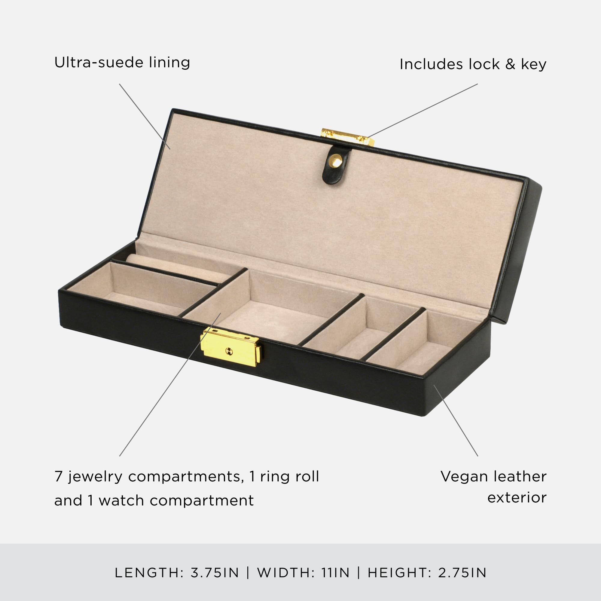 WOLF Heritage ラージ ジュエリーボックス アクセサリーケース　鍵 Heritage XL Jewelry Box | WOLF