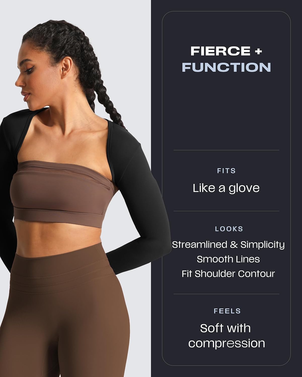 Aoxjox Women's Long Sleeve Open Front Lexi Lined Bolero Shrug Crop Top Cardigan - Image 4