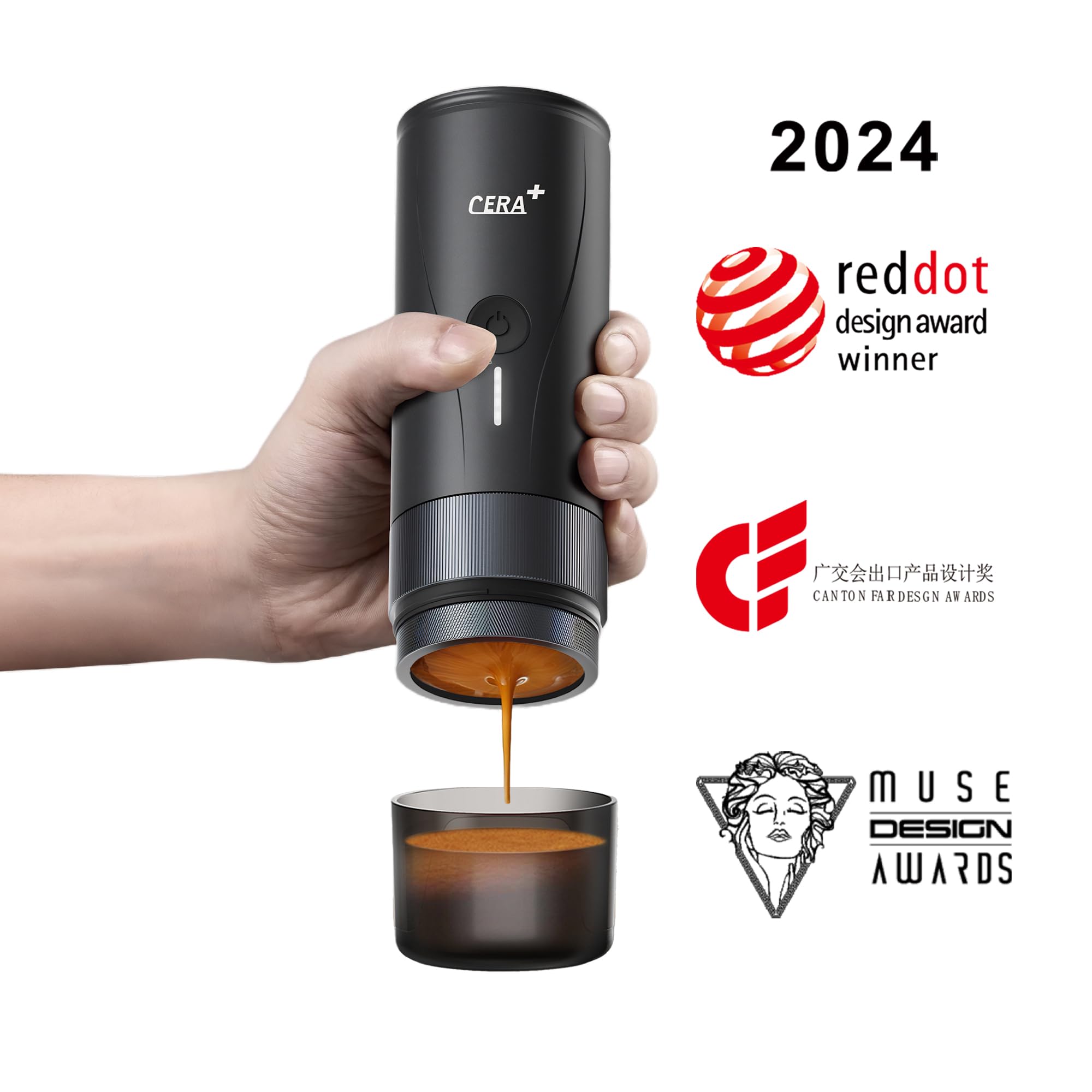 Amazon.co.jp: CERA+ ポータブルエスプレッソメーカー プロ バッグ付き