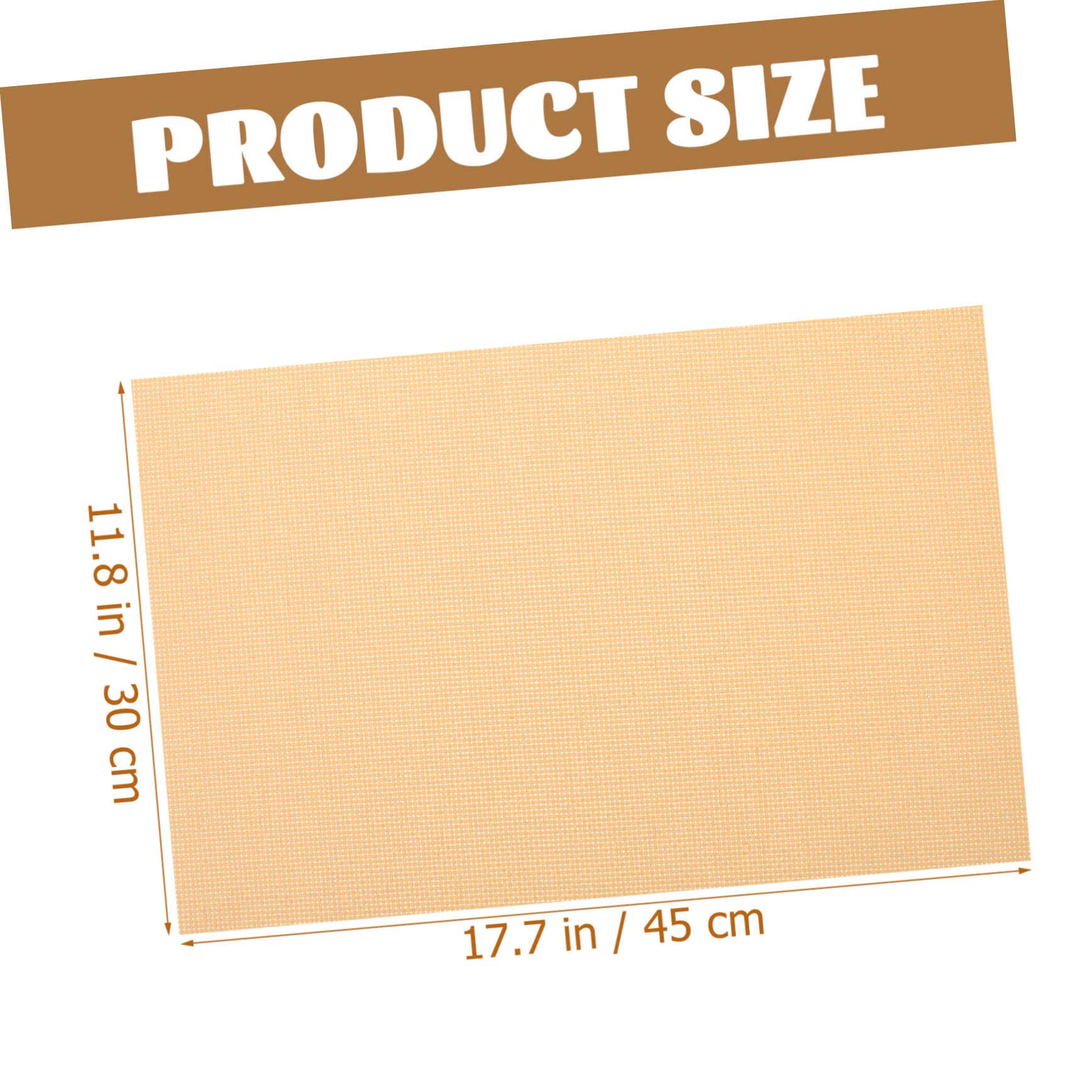 Gogogmee Cross Stitch Cloth 6 Sheets Embroidery Fabric Gridding Linen Needlework Heat Wrinkle Resistant Perfect for DIY Craft