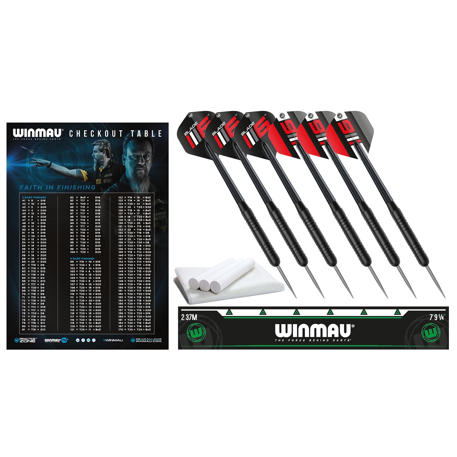 Winmau Blade 6 Championship Dart Set