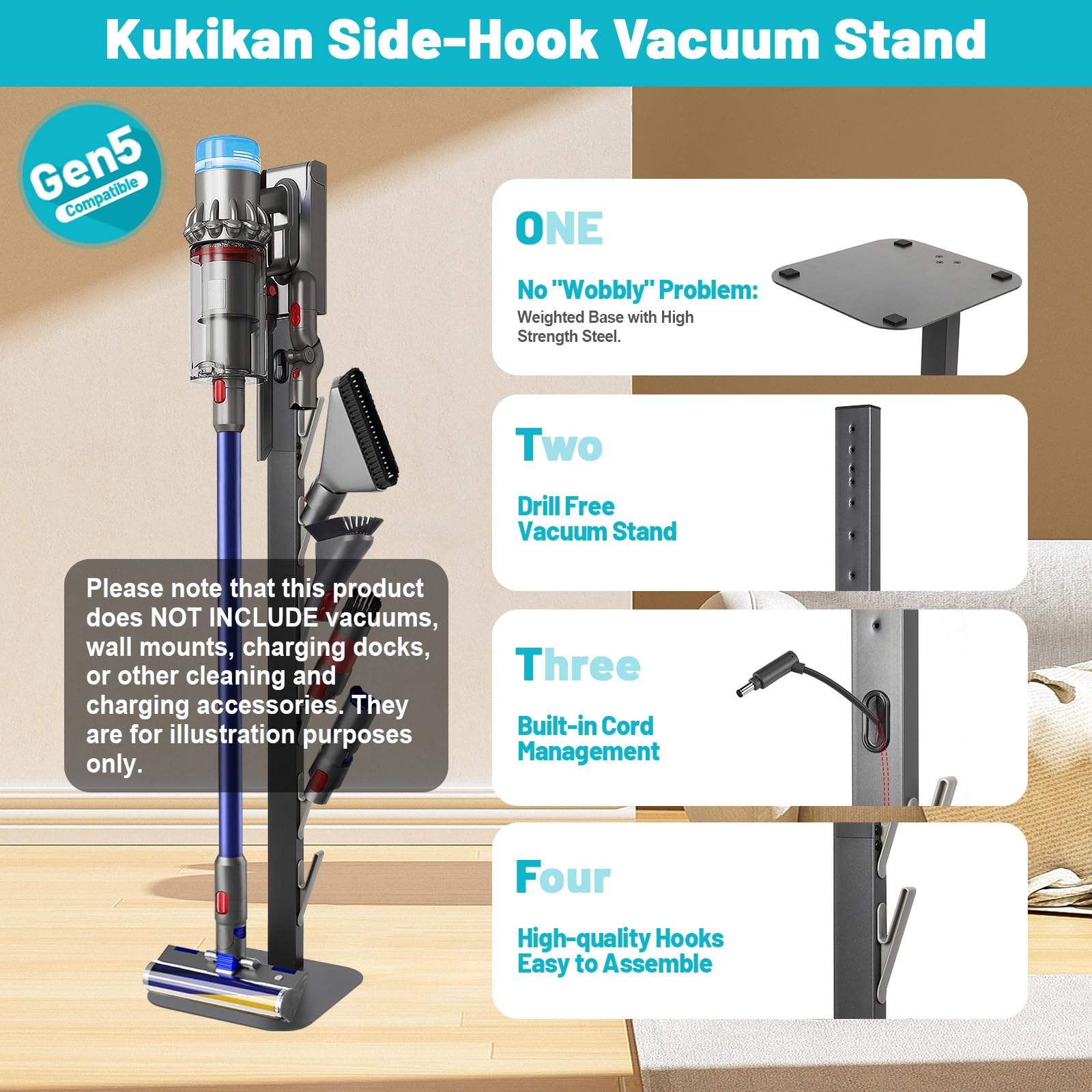 Dyson Vacuum Docking Station - Kukikan -5 Dyson Vacuum Docking Station - Kukikan -5