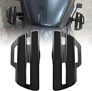 Motorcycle Enlarge Footrests Anti-Slip Wide Foot Pegs Compatible with Kawasaki Vulcan S 650 EN650 VN650 S650 2015-2022 2023 2024