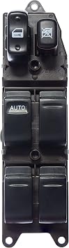 APDTY 133927 Power Window Master Switch Fits Front Left Driver-Side Replaces 84820-60110, 84820-60130
