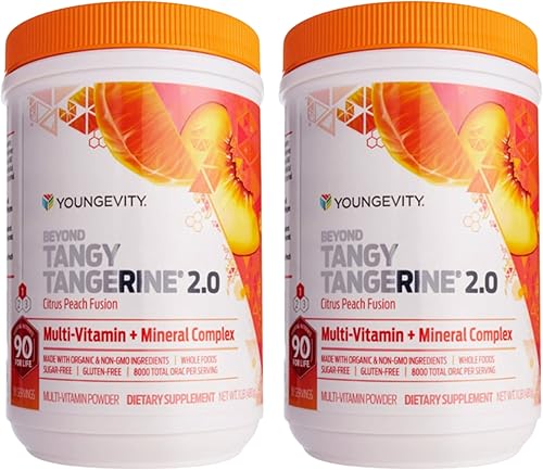 Youngevity Beyond Tangy Tangerine 2.0 Citrus Peach Ultimate Complejo multivitamĂnico y mineral, hecho con alimentos naturales y integrales, 8,000 Youngevity Beyond Tangy Tangerine 2.0 Citrus Peach Ultimate Complejo multivitamĂnico y mineral, hecho con alimentos naturales y integrales, 8,000