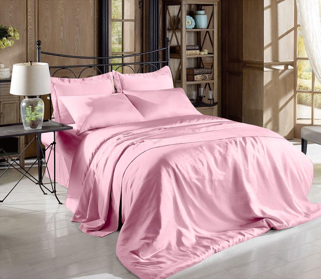 High Thread Count Soft Silky Charmeuse Satin Luxury Super Soft Sheet