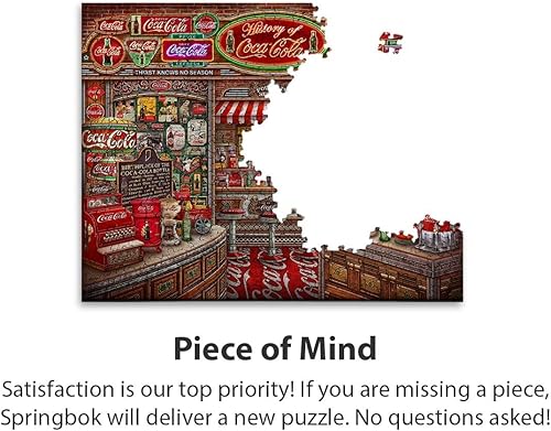Miniatura 7 de Springbok Rompecabezas de 1000 piezas Historia de la Coca-Cola, fabricado en Estados Unidos