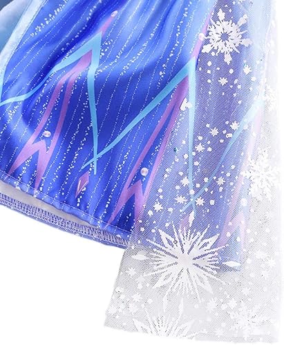 Miniatura 5 de Dressy Daisy Disfraces de princesa para niñas, vestidos de fiesta de Halloween, cumpleaños, talla 12M-5T