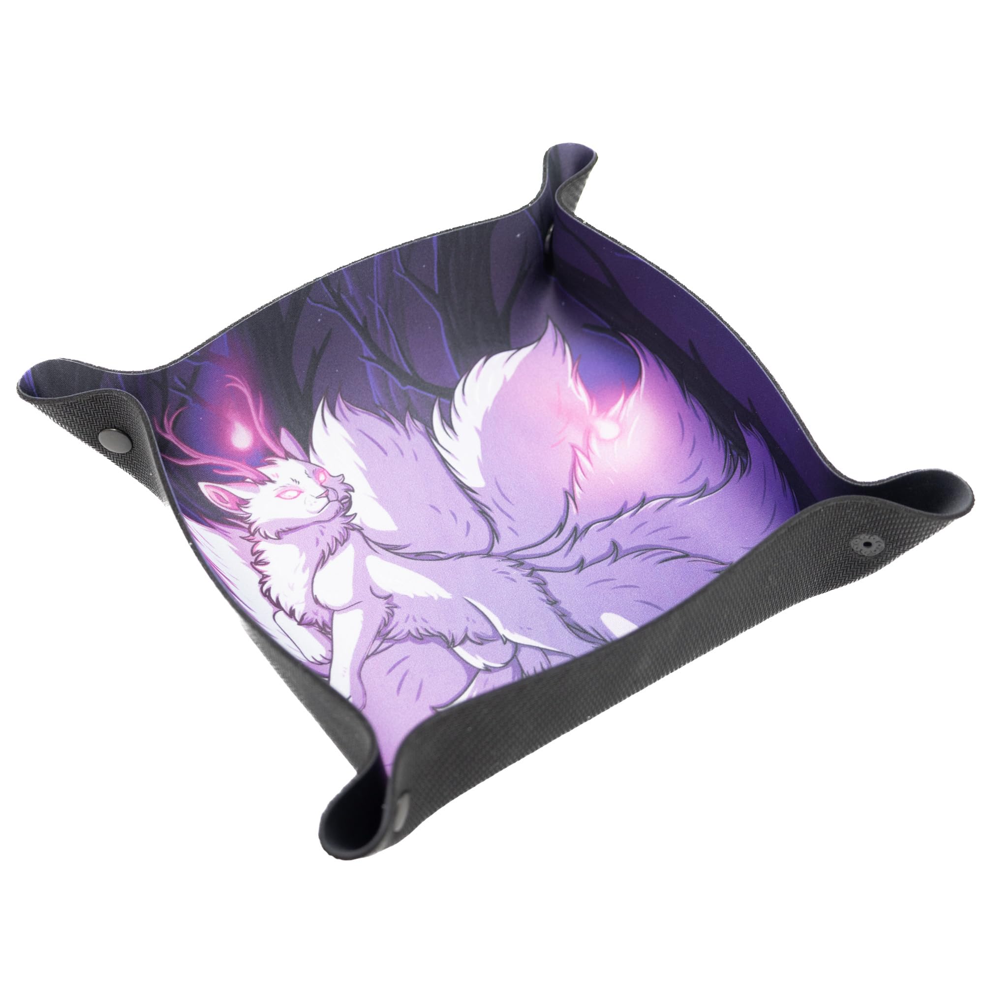 Dice Tray For Tabletop Games and RPG - Wonder Book, Roll Player, Ashes Reborn - Forest Guardian