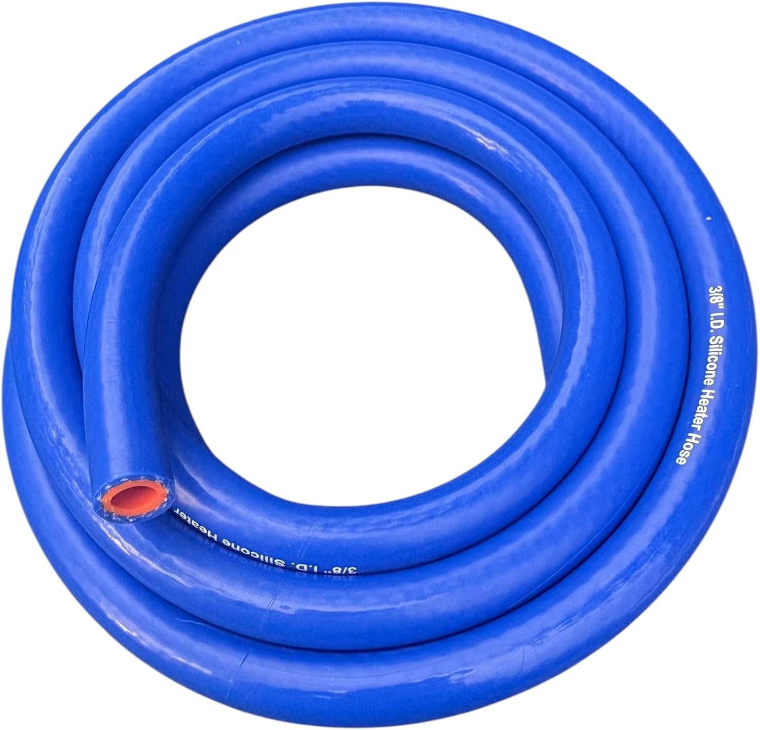 3/8" Silicone Heater Hose 10ft Roll – High-Temperature, Flexible, Durable, Multi-Purpose Automotive & Industrial Hose – Blue/Orange
