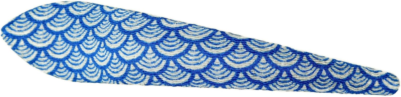 Annie Loto Kimono Hair Clip Accessories: Ibis Clip (White/Blue)