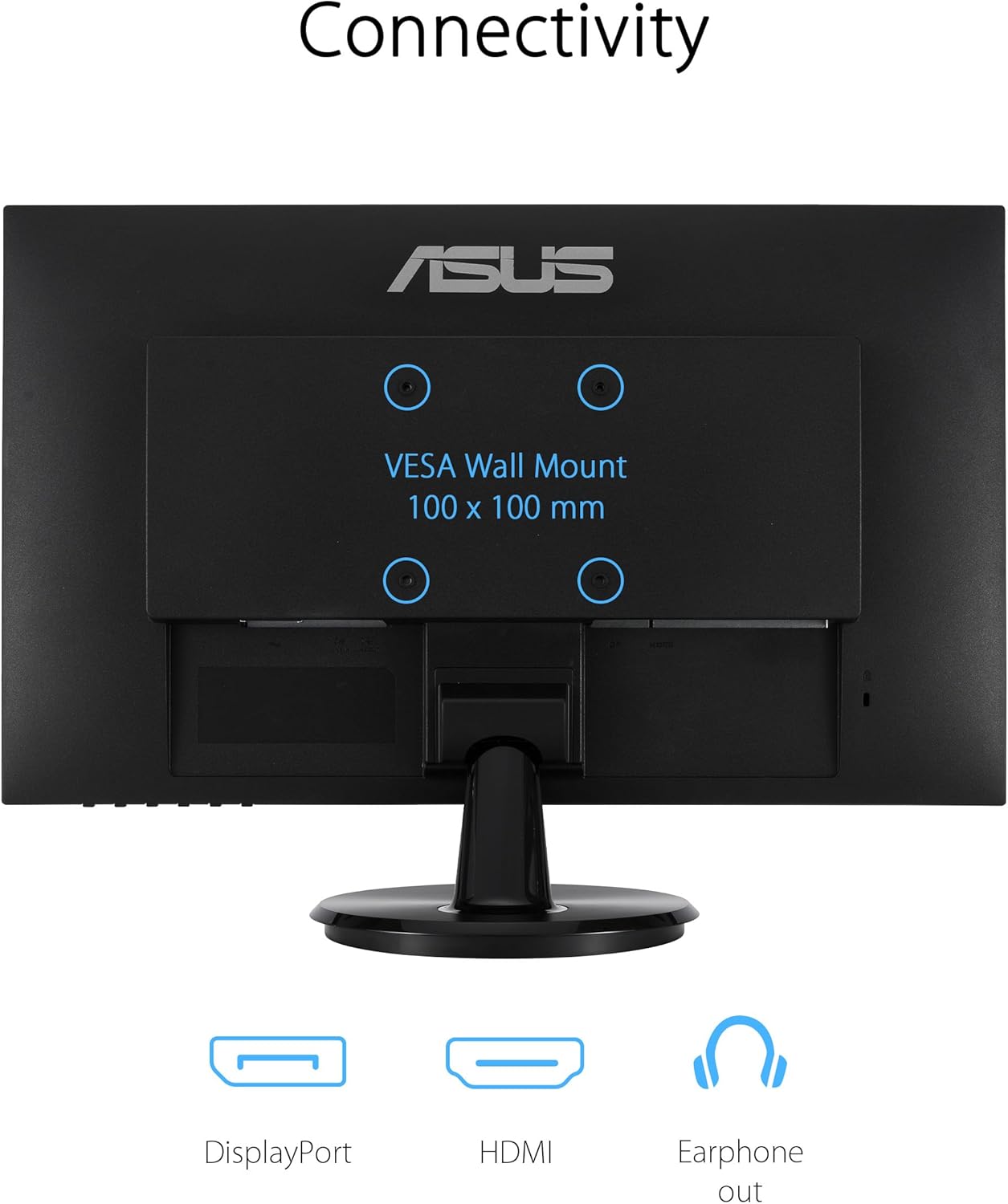 VA24DQF Monitor Eye Care Gaming da 24ÔÇØ pollici (23.8), IPS, Full HD, Frameless, 100Hz, Adaptive-Sync, Tempo di Risposta 1ms MPRT, HDMI, DisplayPort, Filtro Luci Blu, Antisfarfallio, Nero - Monitor - Immagine 5