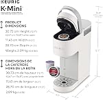 Keurig K-Mini Single Serve K-Cup Pod Coffee Maker, Featuring An Ultra-sleek Design, Warm Stone