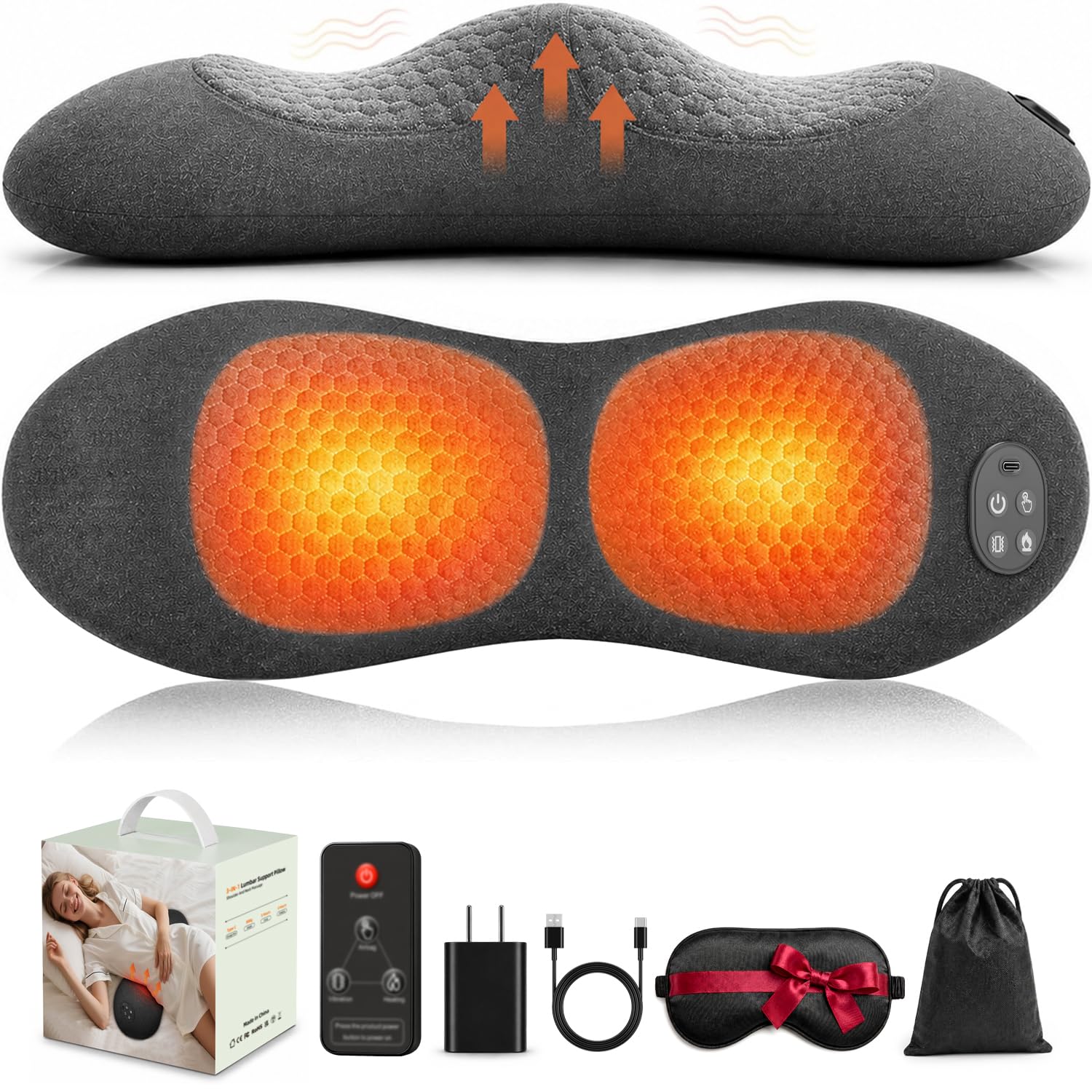 Photo 1 of CGGSNDF 3-in-1 Back Massager with Remote