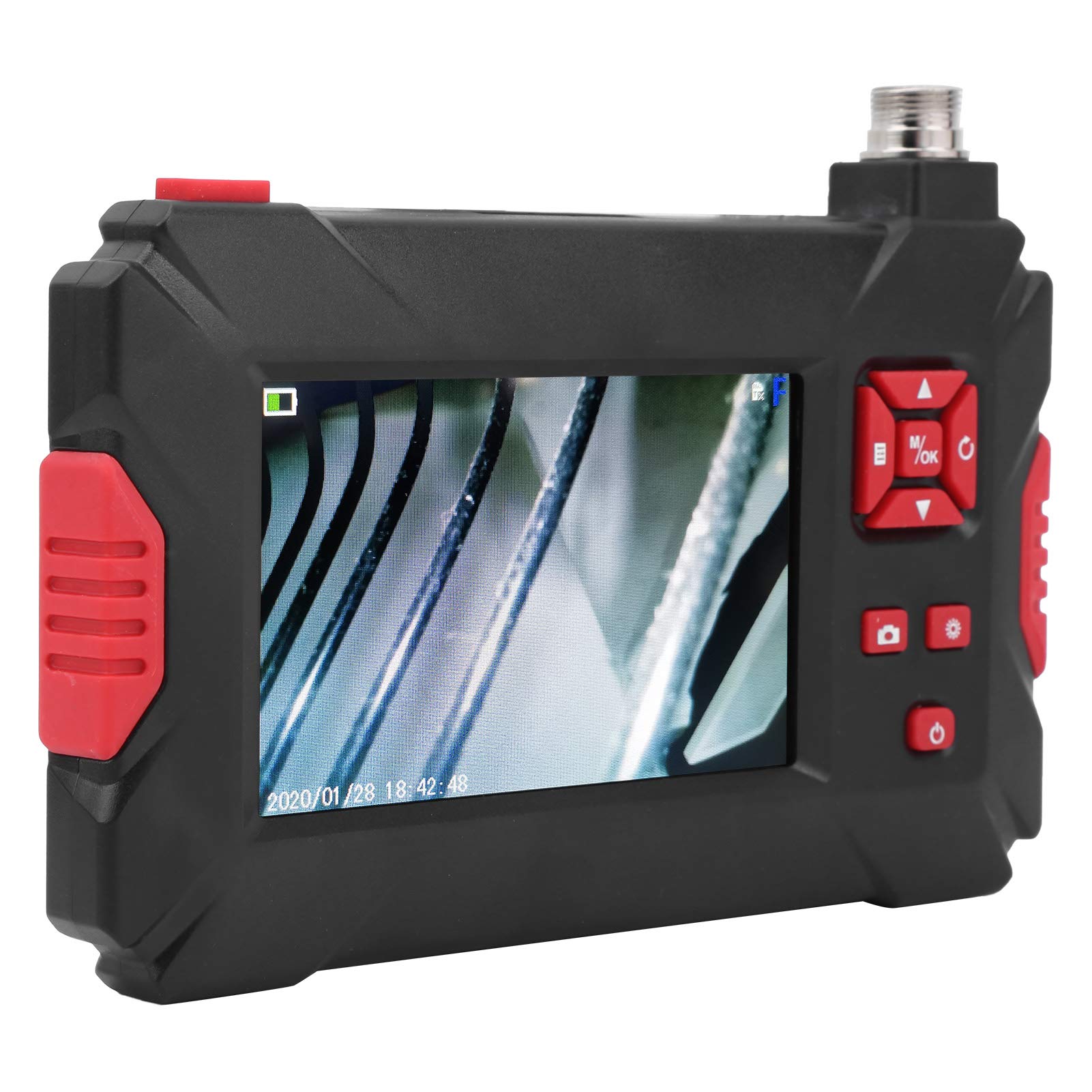 Telecamera per ispezione endoscopio Industriale, endoscopio a Doppia Lente Schermo a Colori LCD Endoscopio Industriale Design umanizzato con salvaschermo per RI
