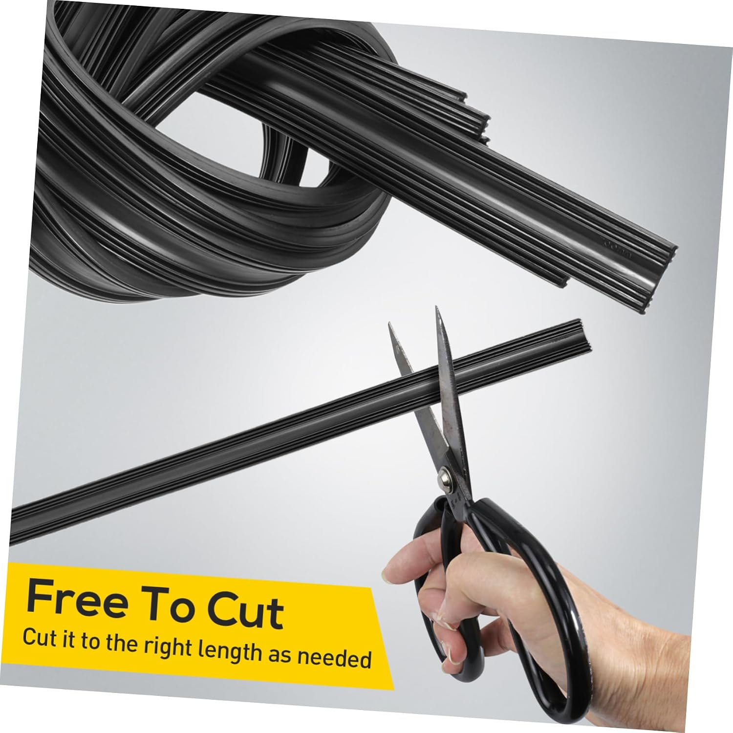 Car Windshield Wiper Strips Set 10pcs Auto Rubber Strips for Quick Water Shedding Design