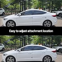 Vista 4 de Scratch Defense Mini 2 unidades, protector de golpes para puerta de automóvil, protector magnético extraíble para borde de puerta de automóvil