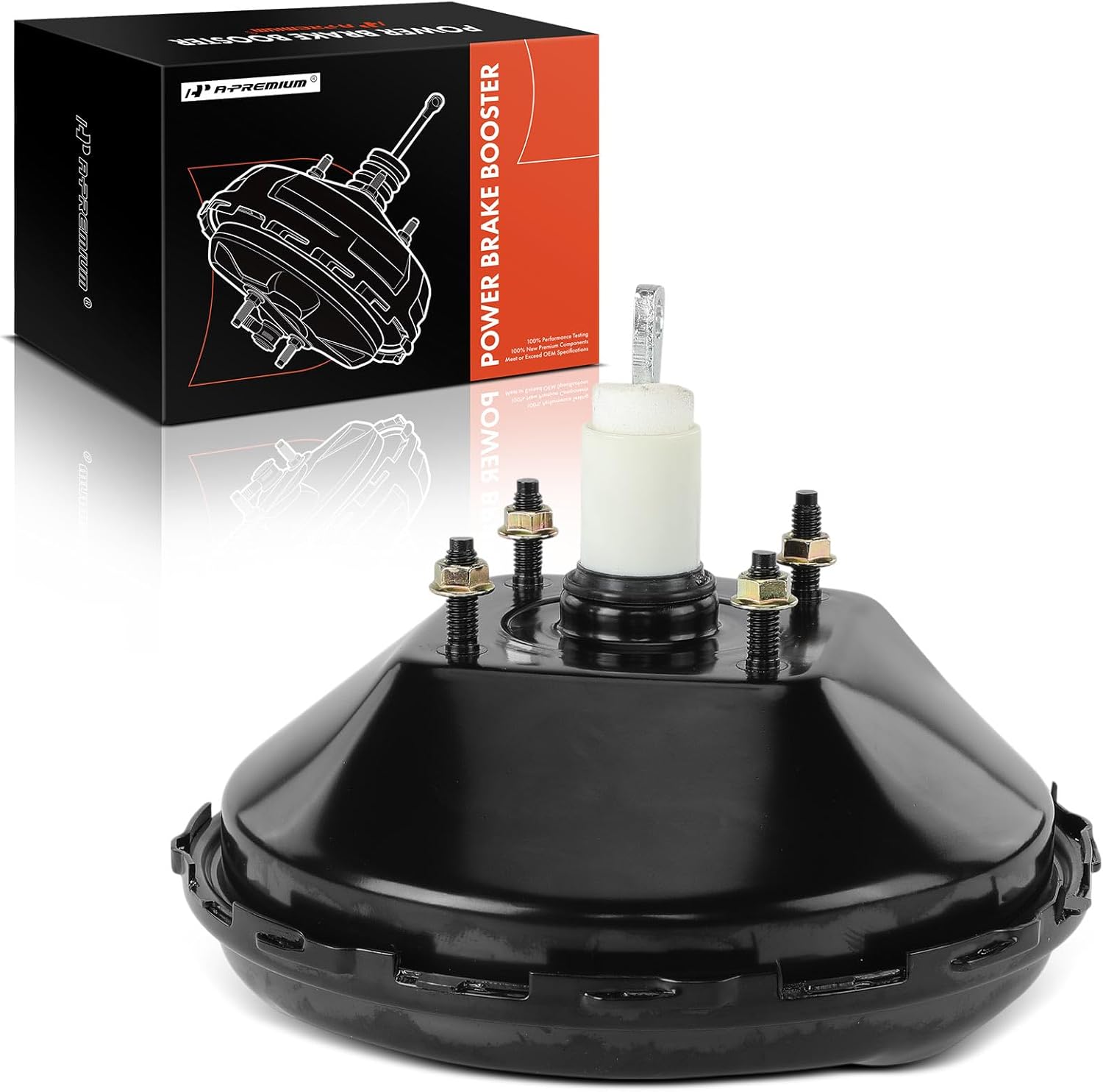 A-Premium Vacuum Power Brake Booster Compatible with Cadillac Calais 1967-1970, Commercial Chassis 1967-1968, DeVille 1967-1970, Eldorado 1967, Fleetwood 1967-1970, Without Master Cylinder