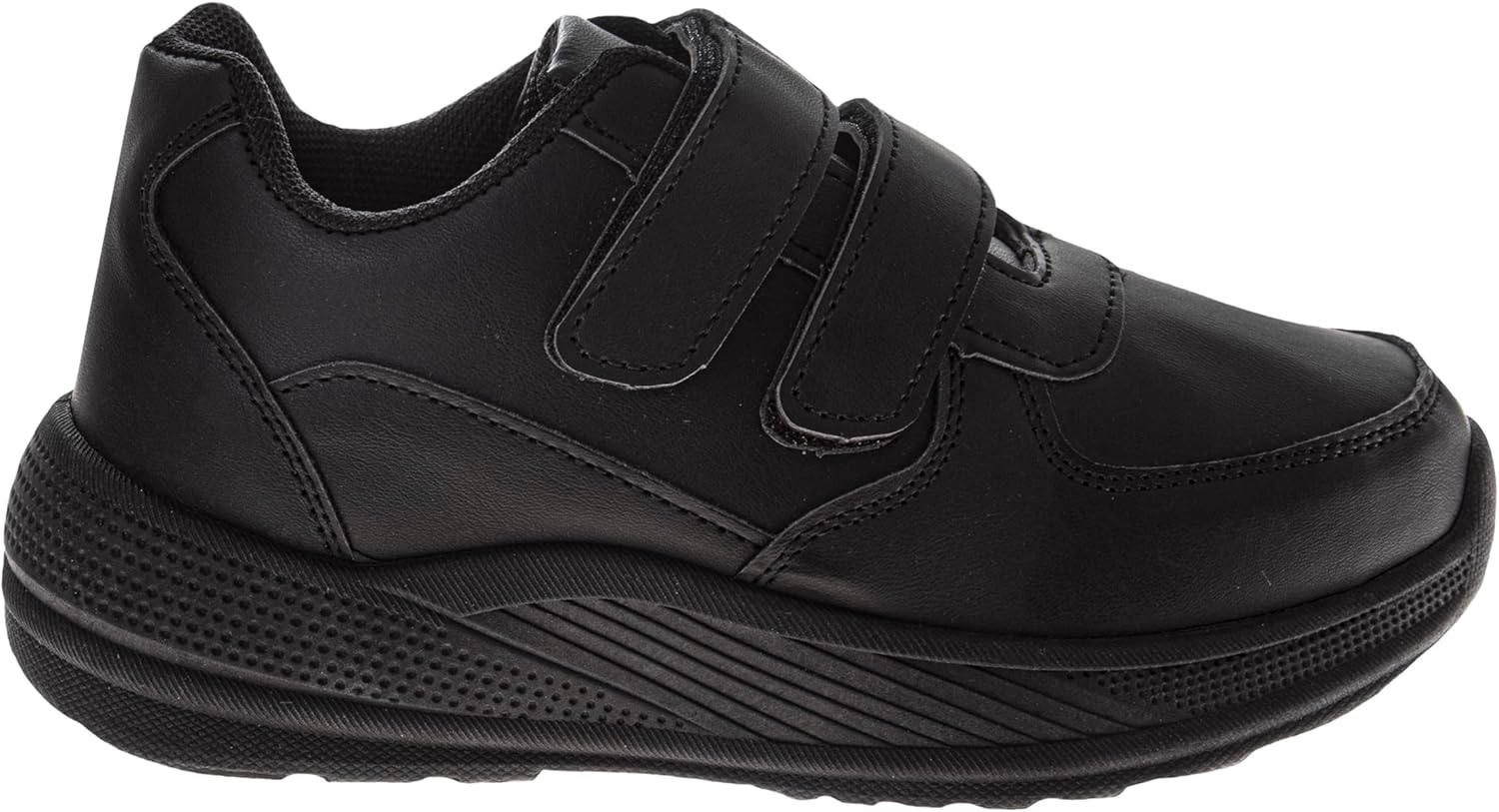 French Toast Boys Shoes - Kids Oxford School Uniform Loafer Church Dress Shoes Slip-On Faux-Leather (Toddler-Big Kid) (Black)