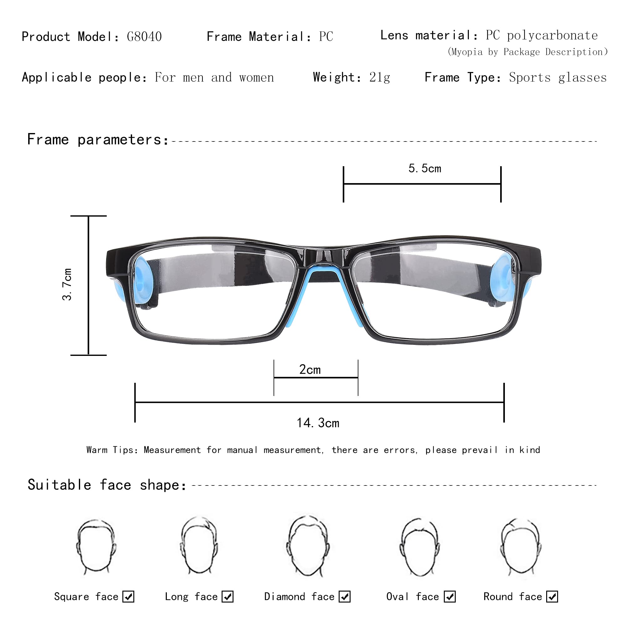 SooGree Wiatroszczelne okulary outdoorowe, okulary ochronne dla kobiet mężczyzn, baseball bieganie sportowe gogle rowerowe